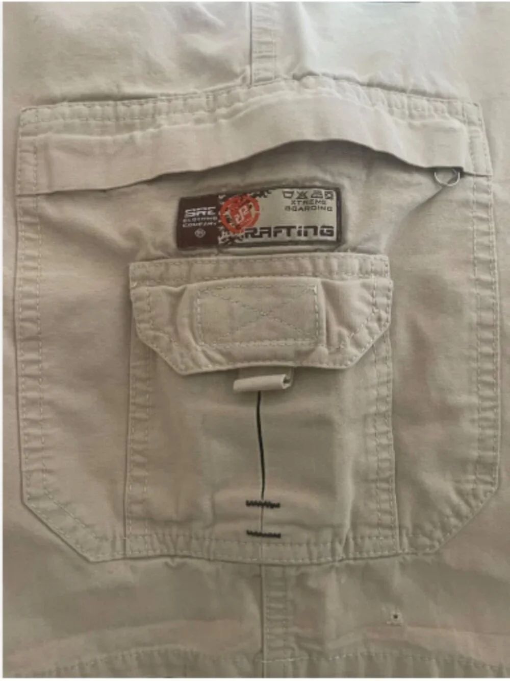 SRE Superior Rafting Experience Khaki Cargo Shorts Men's 30 Utility 8-Pocket